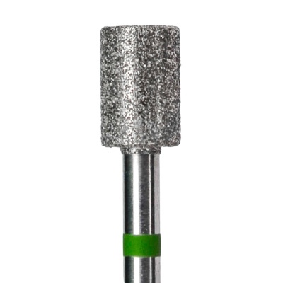 Фреза алмазная цилиндр насечка грубая (зеленая) от КМИЗ 