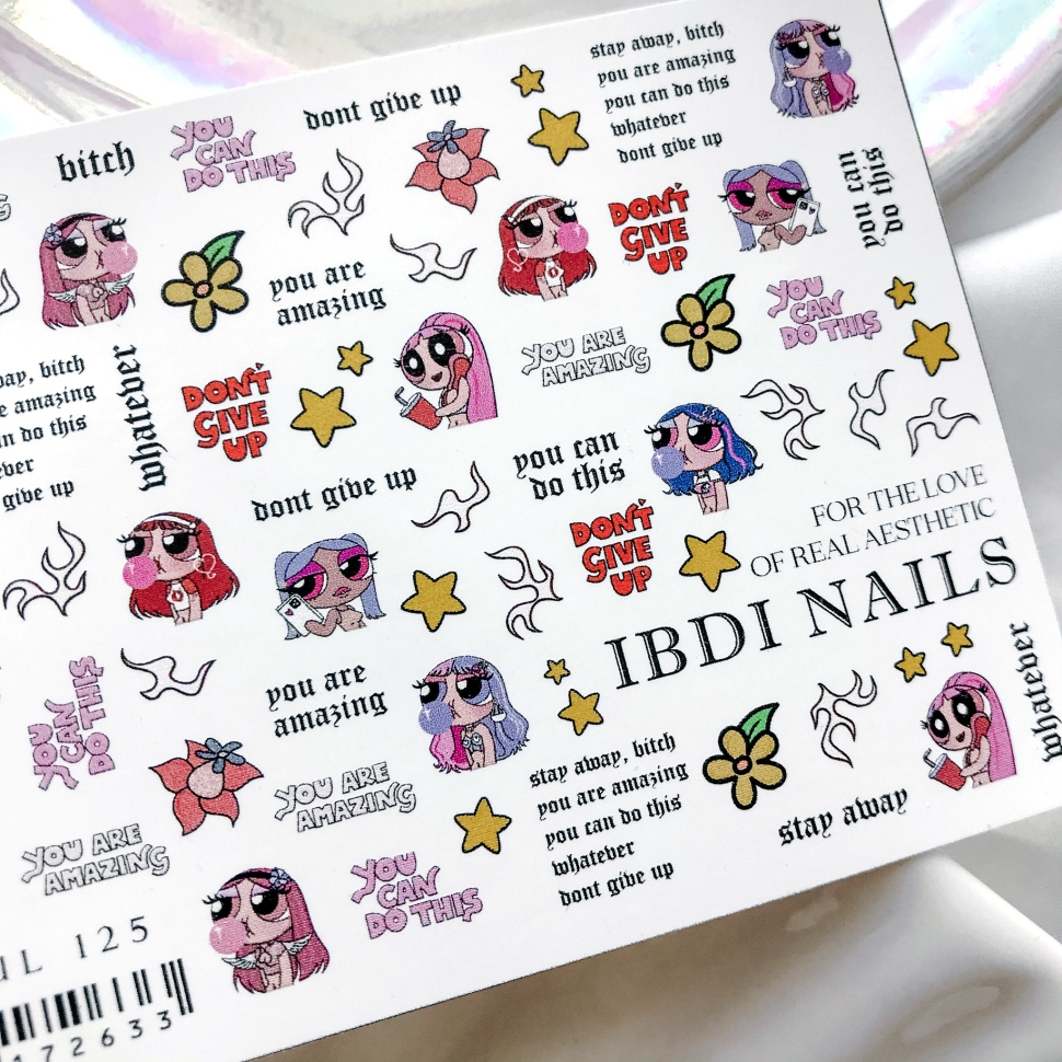 Sticker COLORFUL No.125 from IBDI Nails