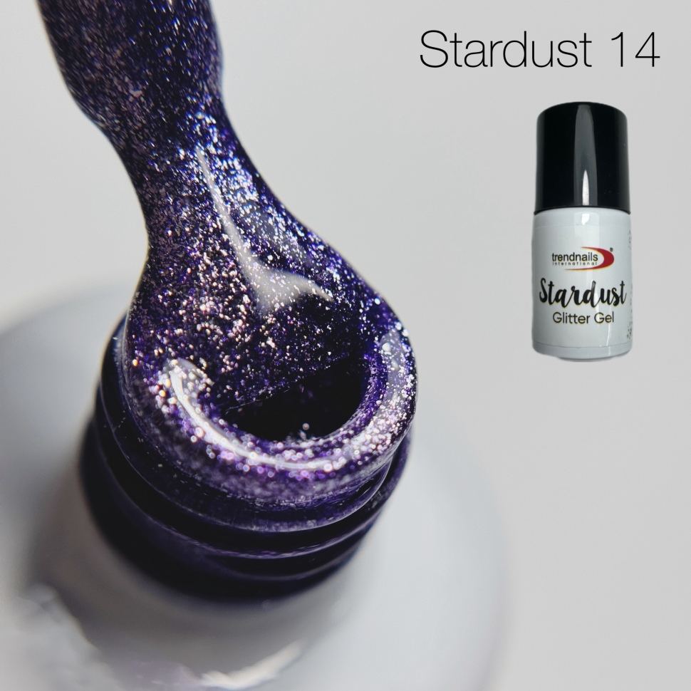 Stardust Glitter Gel Polish 10 ml von Trendnails 