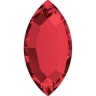 Стразы "2200 Navette Flat Back Crystal Scarlet" 6 штук (8ммх4мм) от Swarovski