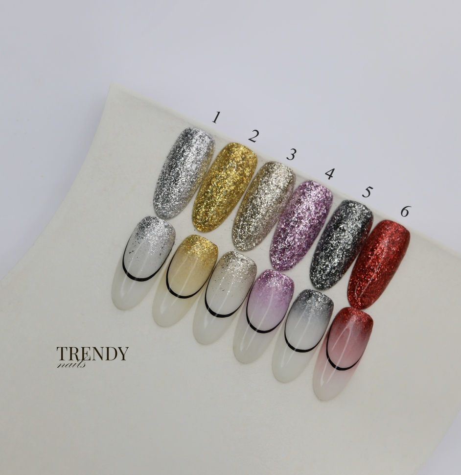 Блеск гель паста золото от Trendy Nails № 02