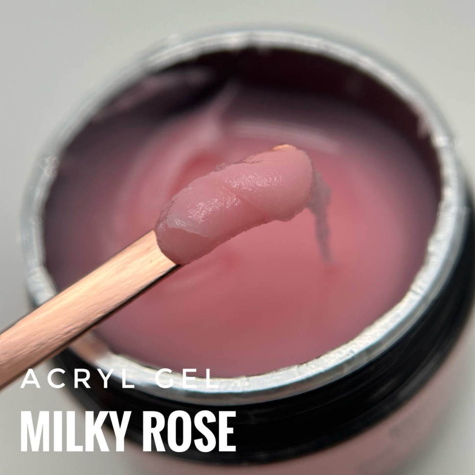 Soak-Off Acrylgel 15-30ml – "Milky Rose" von Trendnails