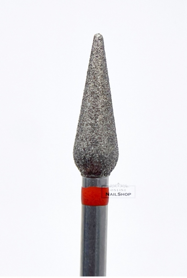 Fräseraufsatz Diamant Bit Tropfen fein (rot) in Größen: 4,0mm bis 6,0mm von KMIZ