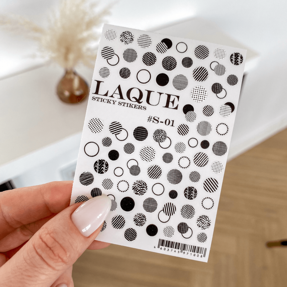 Selbstklebende Sticker S-01 von LAQUE