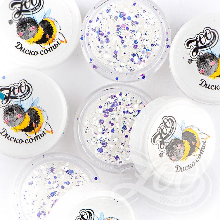 Confetti Folie Glittermix in verschiedenen Farben von ZOO Nail