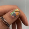 Transfer foil with effect of "broken glass" in different colors from ZOO Nail