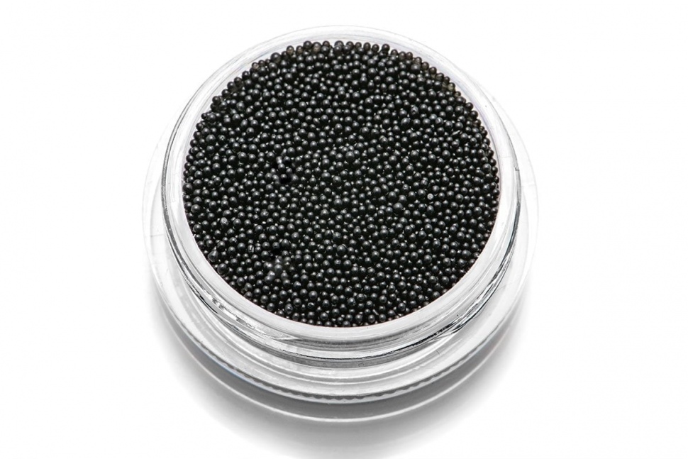 Caviar Beads Schwarz (glas) Gr.0,6