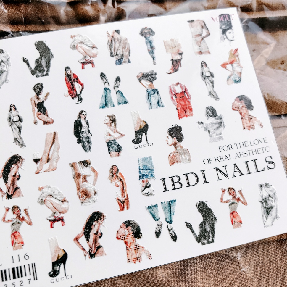 Sticker COLORFUL Nr.116 von IBDI Nails