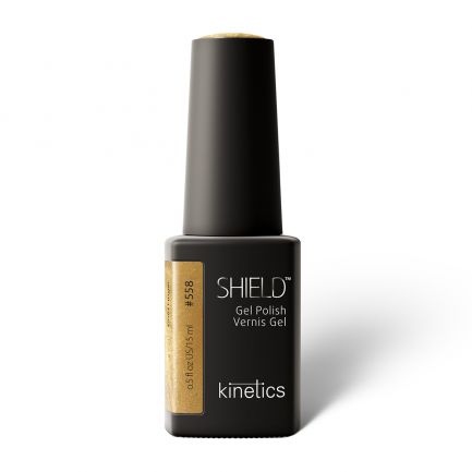 Гель-лак для ногтей Kinetics Shield Gel Nail Polish 558  "Gold Finger"  (15мл)