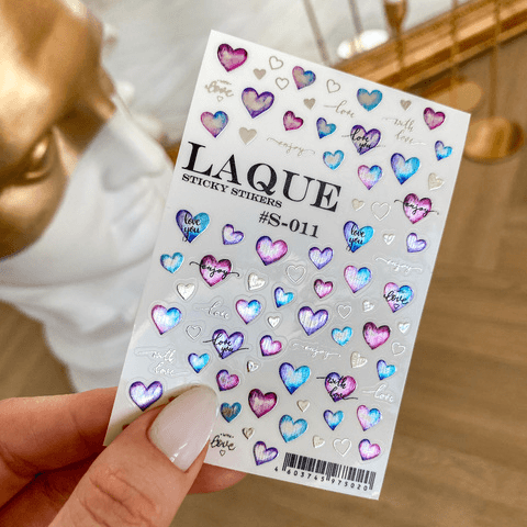 Selbstklebende Sticker S-11 silber von LAQUE
