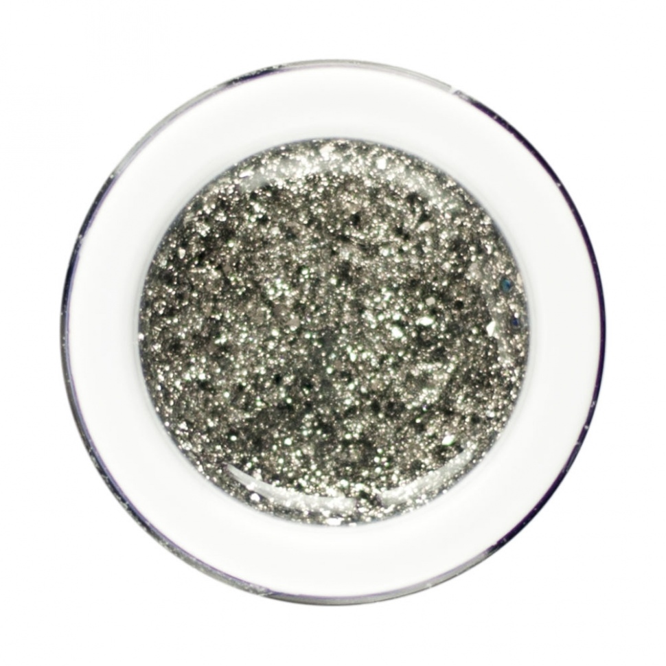 Glitter gel from Mr. Stilett "Silver Mirror" 5ml