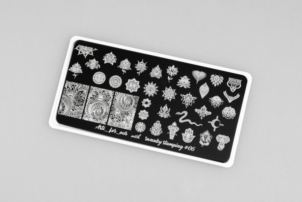 Stamping plate stencil arti for you with No. 06 by Swanky