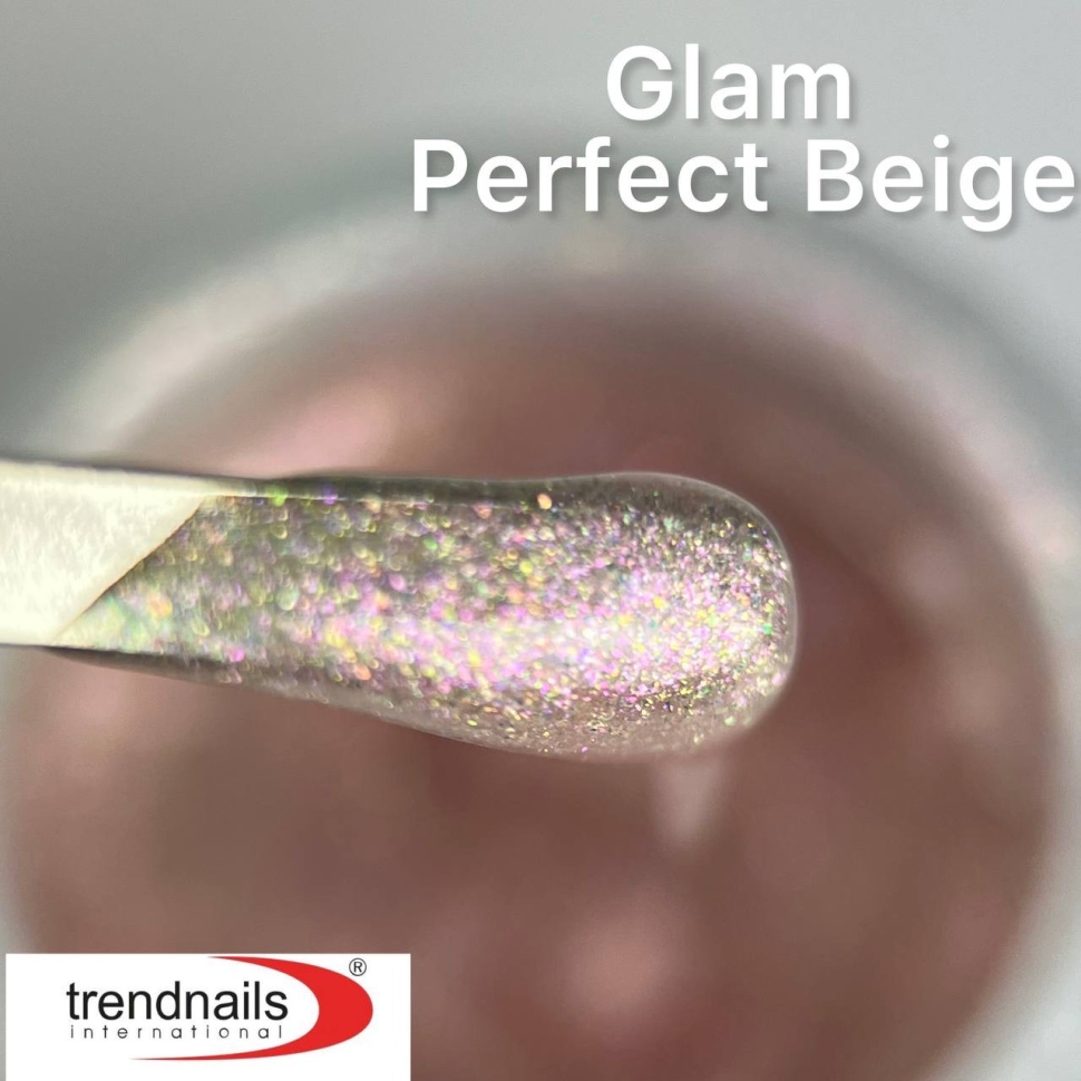Rubber Gel Glam Line "Perfect Beige" 15ml von Trendnails