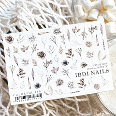 Sticker COLORFUL No.130 from IBDI Nails