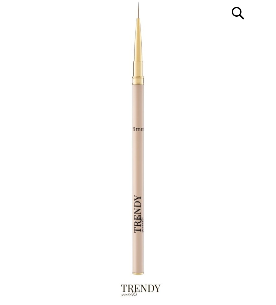 Premium nail art brush for fine lines "PURE ART" size 9 from Trendy Nails