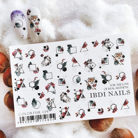 Sticker COLORFUL Nr.139 von IBDI Nails