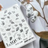 Slider design CF140 Silver (water soluble stickers) by LAQUE