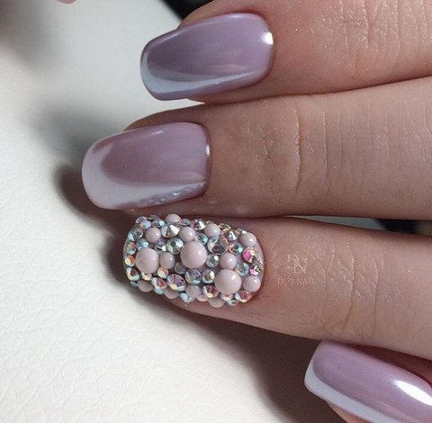 MIX pearls for nail art in light pink from Laque (do not fade)