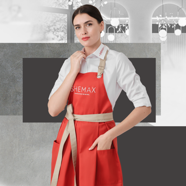 Work apron with pockets from Shemax