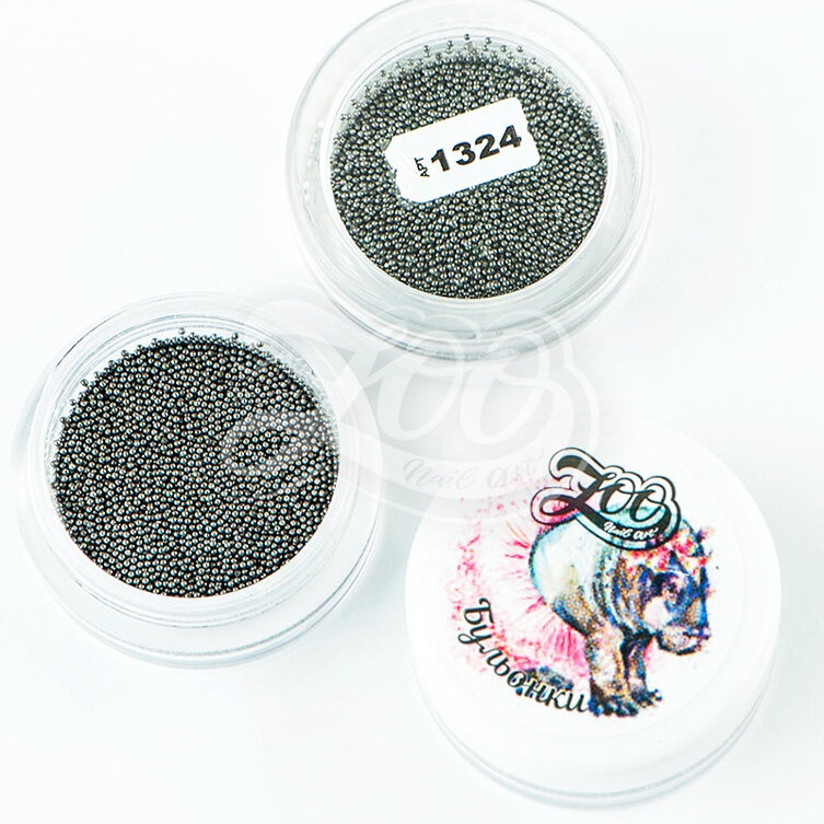 Caviar Beads black size 0.6/0,8 mm