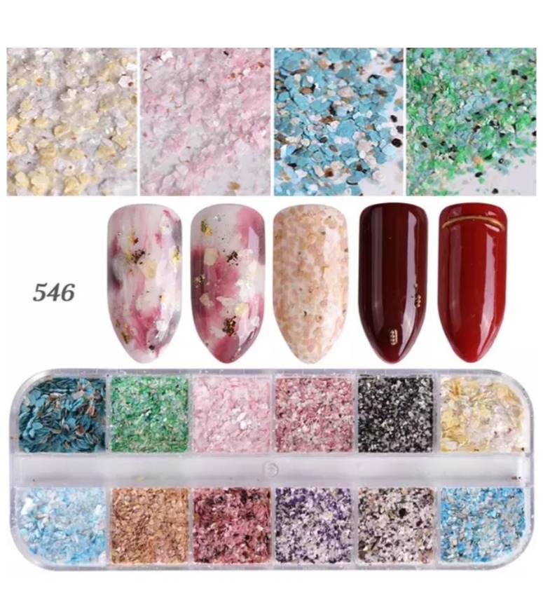 Opal Glitter Set 12 Farben