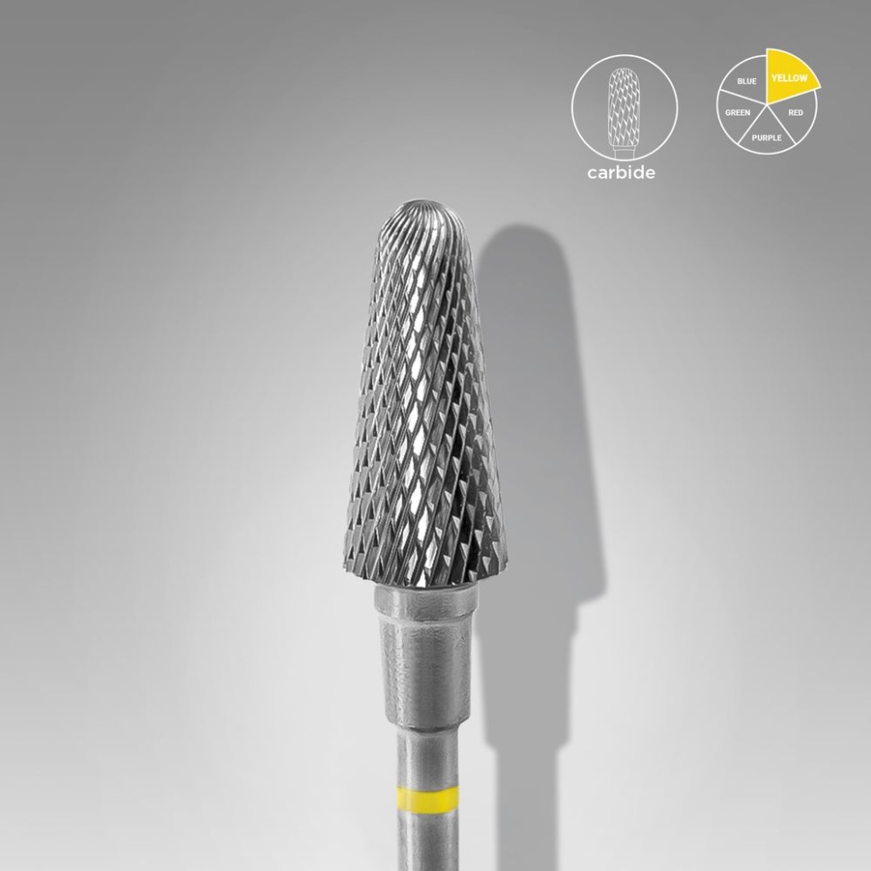 Milling attachment carbide bit superfine (yellow) 6,0mm from STALEKS