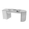 Nail table Roman table incl. Suction A 400 with cupboards half-round and square