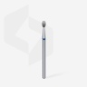 Fräseraufsatz Ellipse Form Diamant Bit mittel (blau) 2,5 mm Arbeitsteil 5 mm von STALEKS