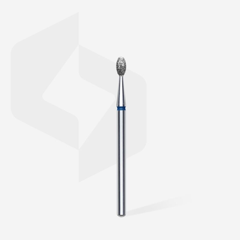 Fräseraufsatz Ellipse Form Diamant Bit mittel (blau) 2,5 mm Arbeitsteil 5 mm von STALEKS