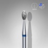 Fräseraufsatz Ellipse Form Diamant Bit mittel (blau) 2,5 mm Arbeitsteil 5 mm von STALEKS