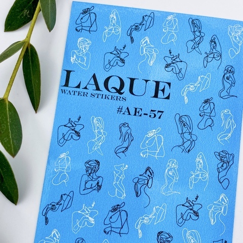Наклейка дизайнерская AE57 от LAQUE (водорастворимые наклейки)