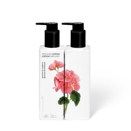 Питательный лосьён для рук и тела "GERANIUM & RASPBERRY" от Kinetics 250мл