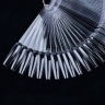 Tips Ring Display (Colorchart) 50 Stk. Ballerinaform transparent