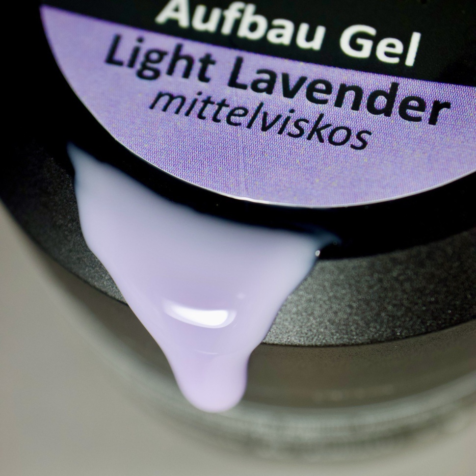 Selbstglättendes Aufbau Gel 5-50ml (mittelviskös) von NOGTIIKA "Light Lavender" 