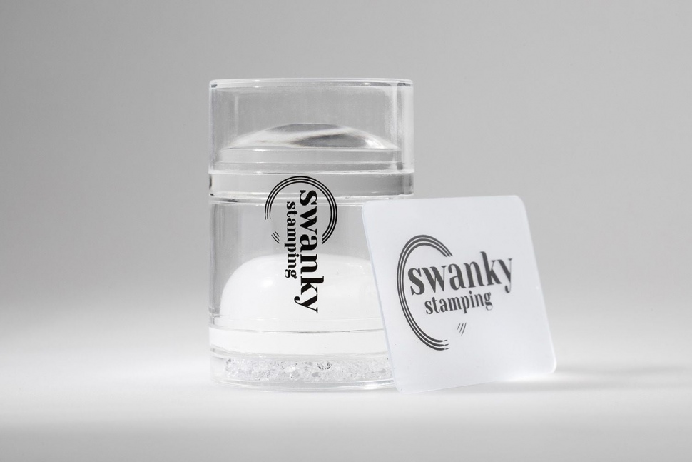 Двойной штамп прозрачный из силикона от Swanky