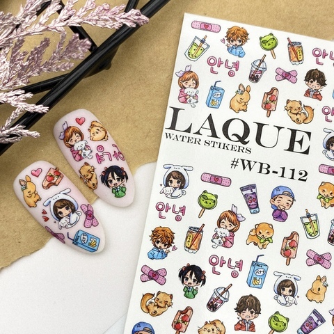 Sticker design WB112 (water soluble stickers)
