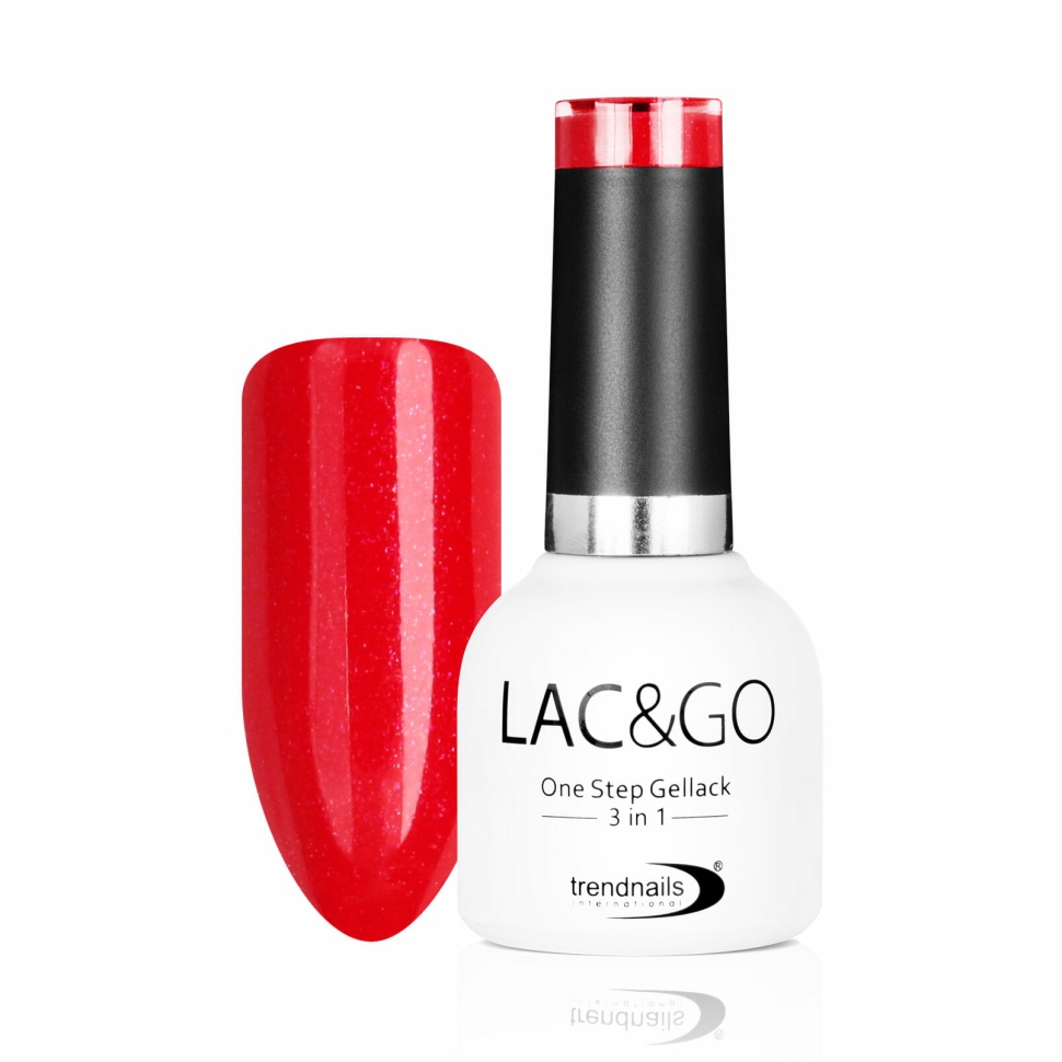 Lac & Go 3in1 UV-Lack 10ml Red Glam Nr. 10