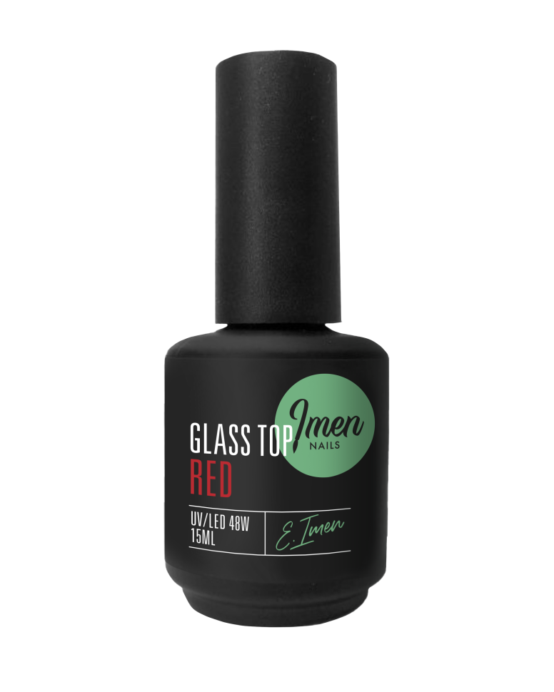 Imen Color Top Glass Red  (ohne Schwitzschicht) 15ml  