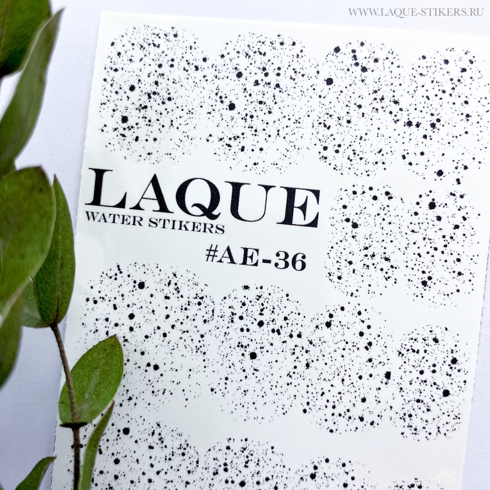 Sticker Design AE36 von LAQUE (Wasserlösliche Aufkleber)