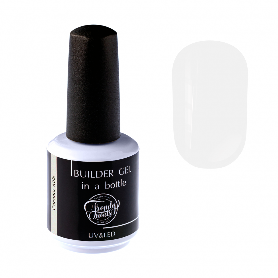 Builder gel in the bottle Coconut milk from Trendy Nails 15ml/ 30ml (self-smoothing)