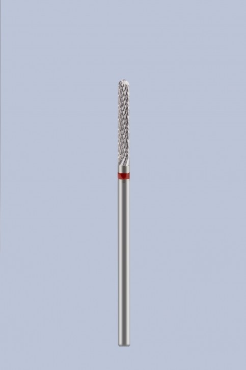 Vollhartmetall Zylinderfräser mit Schneidkuppe, Kreuzverzahnung fein ZKF23551O
