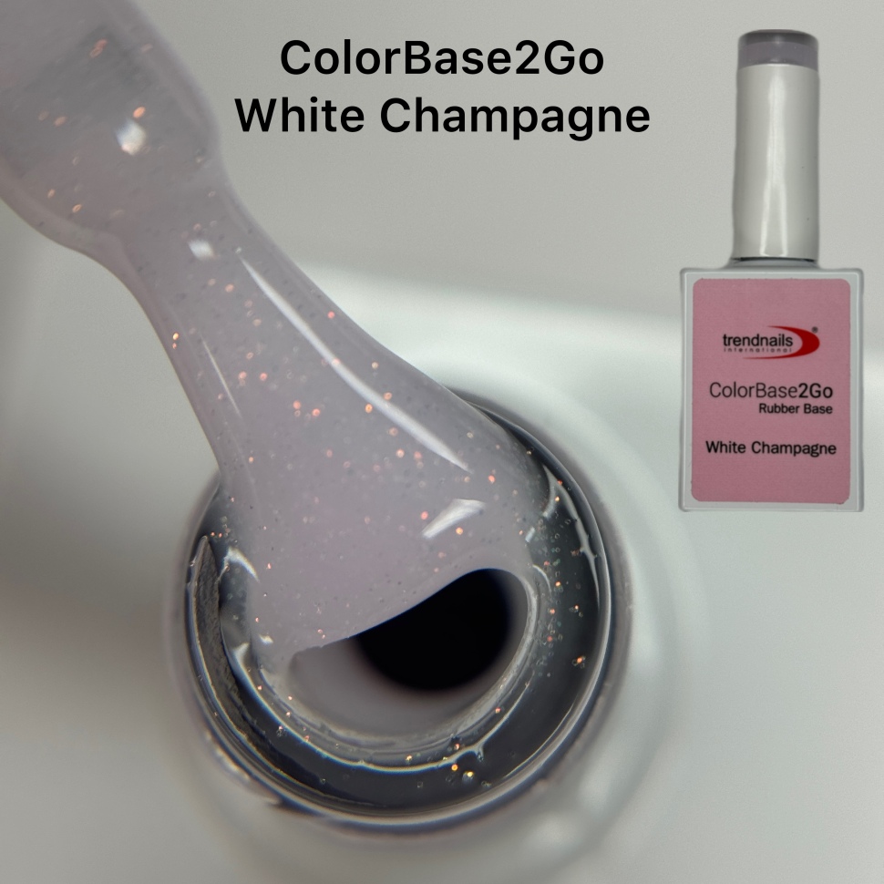 ColorBase2Go – White Chamapagne 8/15ml von Trendnails