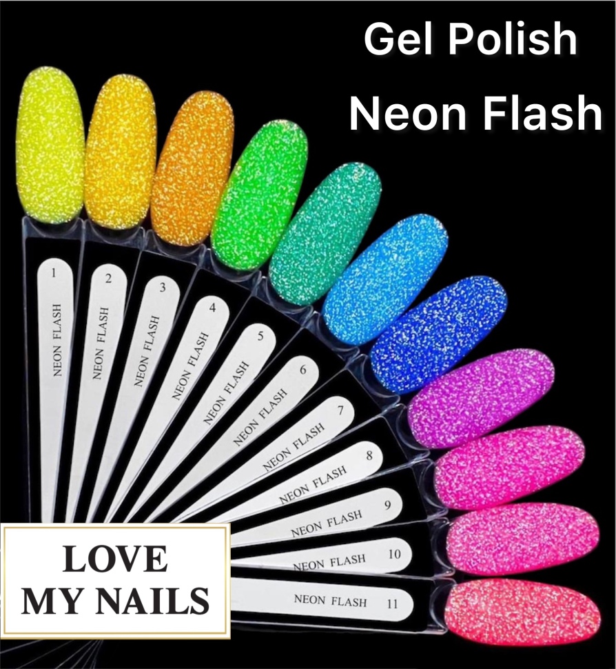 Gel Polish NEON FLASH Collection (lichtreflektierend) von Love My Nails 5ml