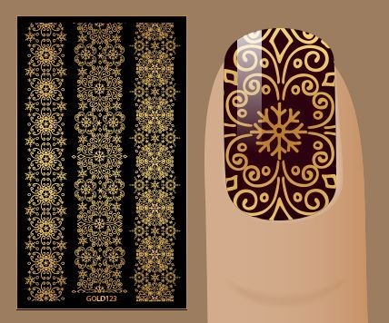 Stickers with fine gold motifs "Christmas"
