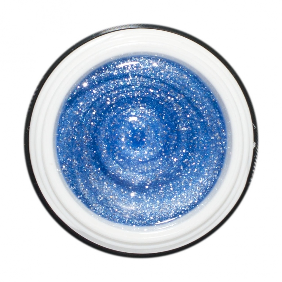 Farbgel von Mr. Stilett "Himmelblau Glitter" 5ml