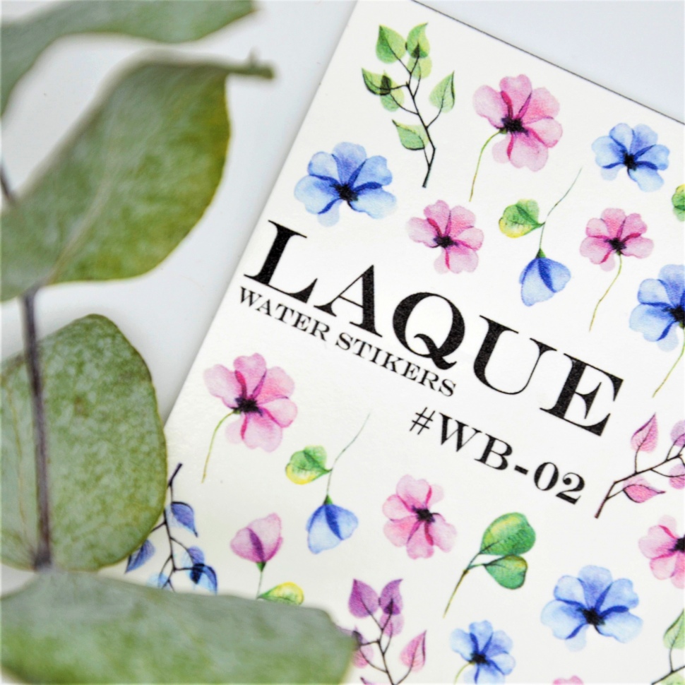 Sticker Design WB02 (Wasserlösliche Aufkleber) von Laque