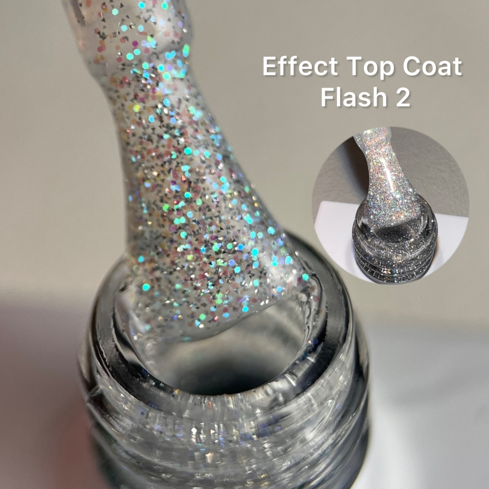 EffectTop Coat Flash 2 NO WIPE 10ml by Love My Nails