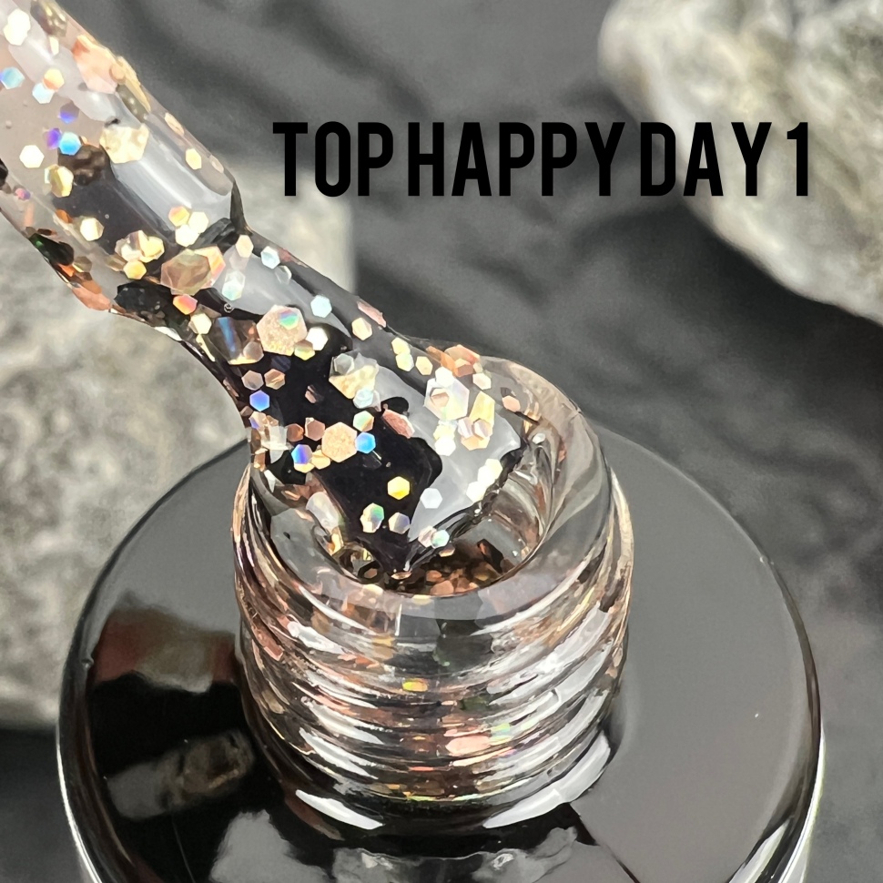 Top Happy Day 1 (Glanzgel ohne Schwitzschicht) 8ml von NOGTIKA 