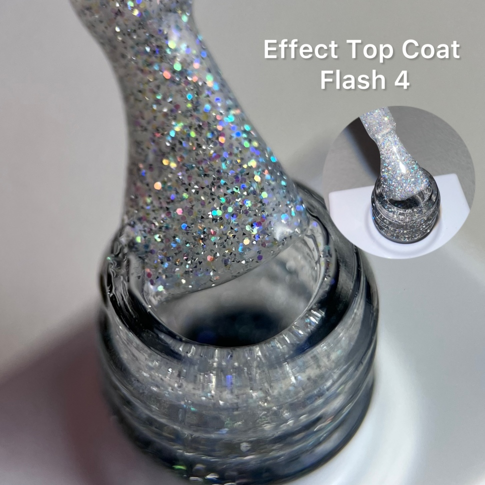 EffectTop Coat Flash 4 NO WIPE 10ml by Love My Nails