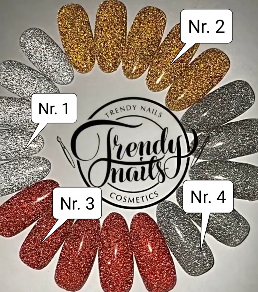 Gel Polish SIIAY Nr.1 von Trendy Nails (lichtreflektierend) 8ml